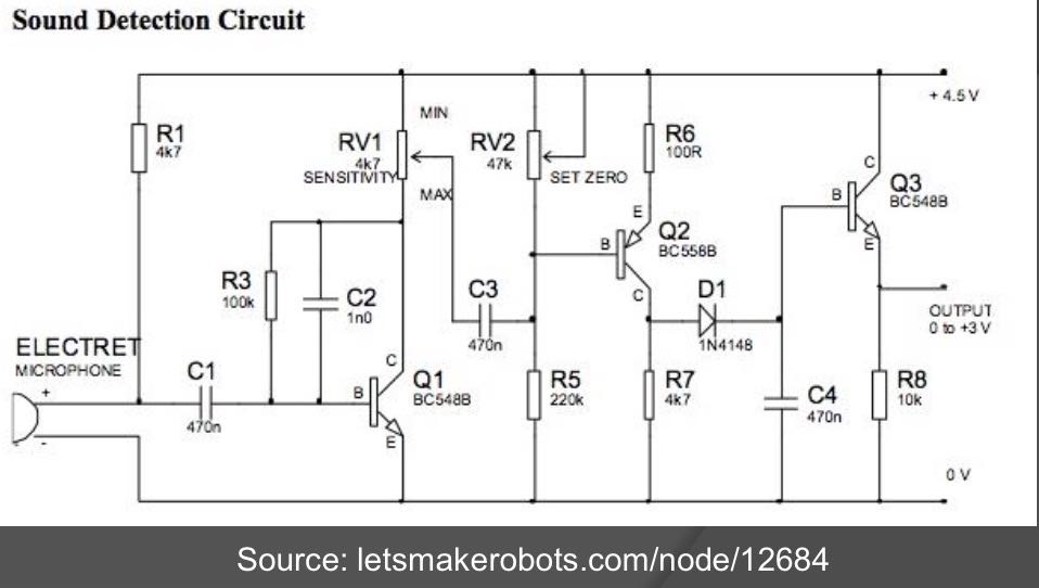 sound detector circuit diagram
